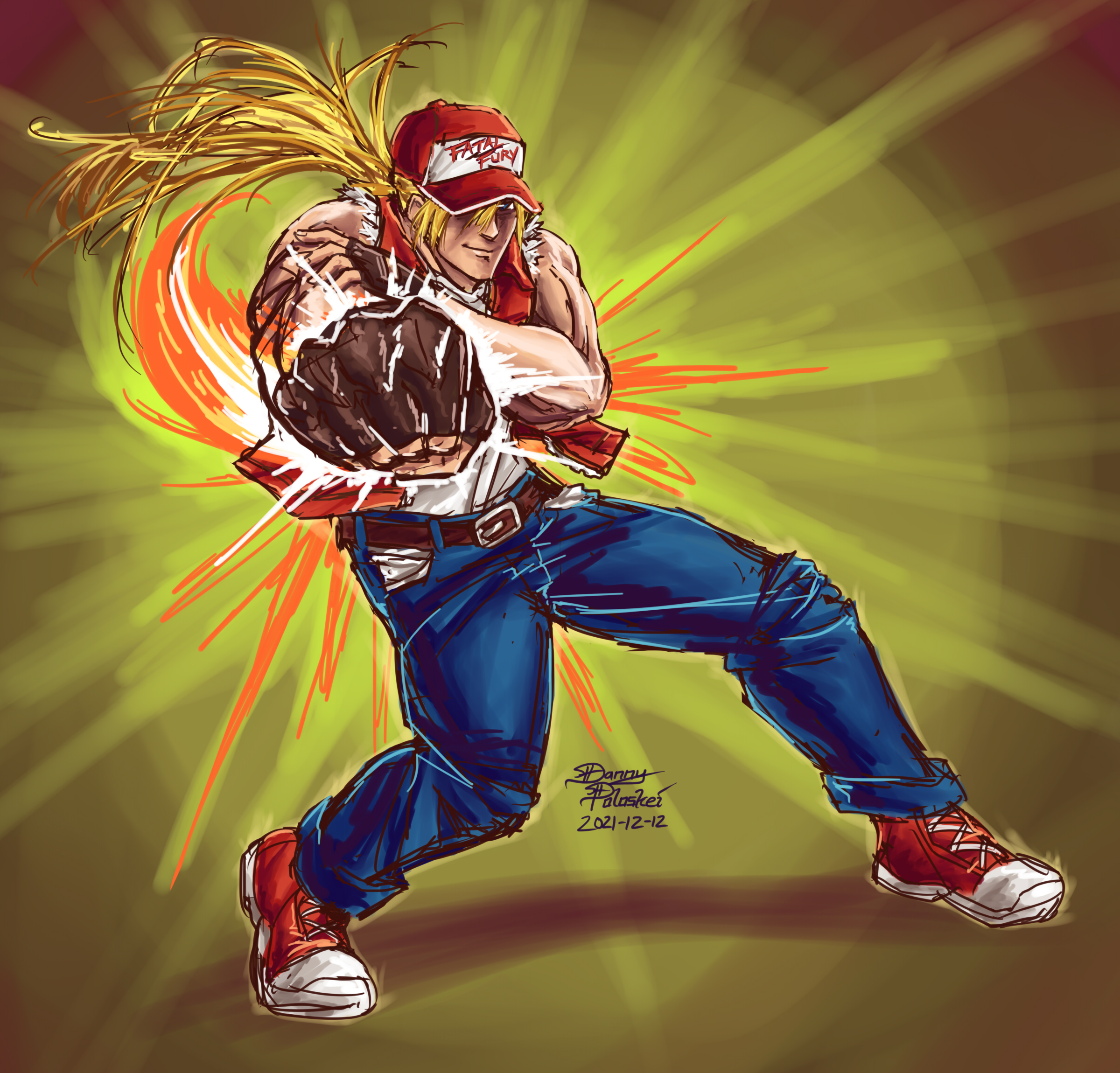 SSBU (Fatal Fury) Terry - Buster Wolf by Danny Poloskei