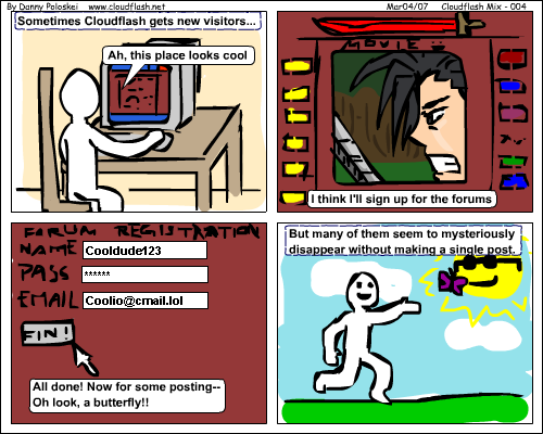This website hasn't had a red colour scheme for a loooong time! Oh well, this comic is engraved in our history. 