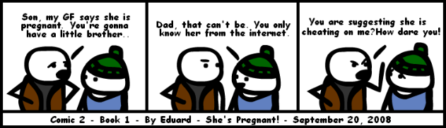 Comedy of the Dwarfs #2 - She's Pregnant! - by Eduard