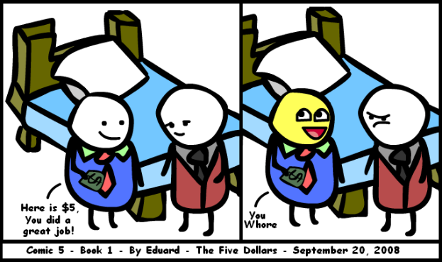 Comedy of the Dwarfs #5 - The Five Dollars - by Eduard