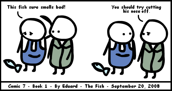 Comedy of the Dwarfs #7 - The Fish - by Eduard