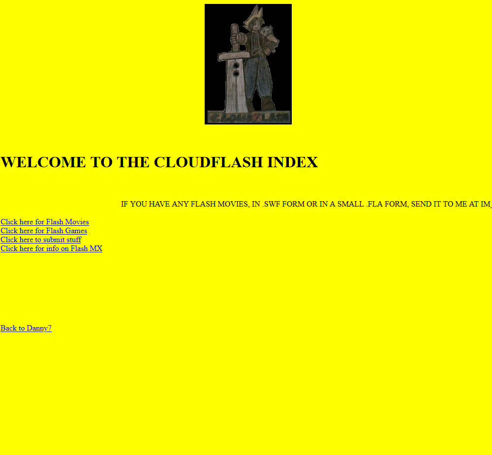 Cloudflash's early days circa 2004-2005.