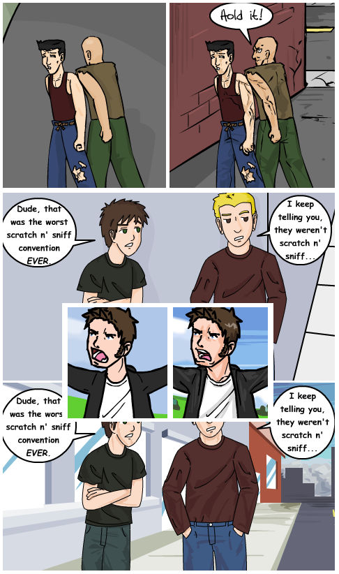 Upgrades to some old Cloudflash Mix comics. Better late than never?